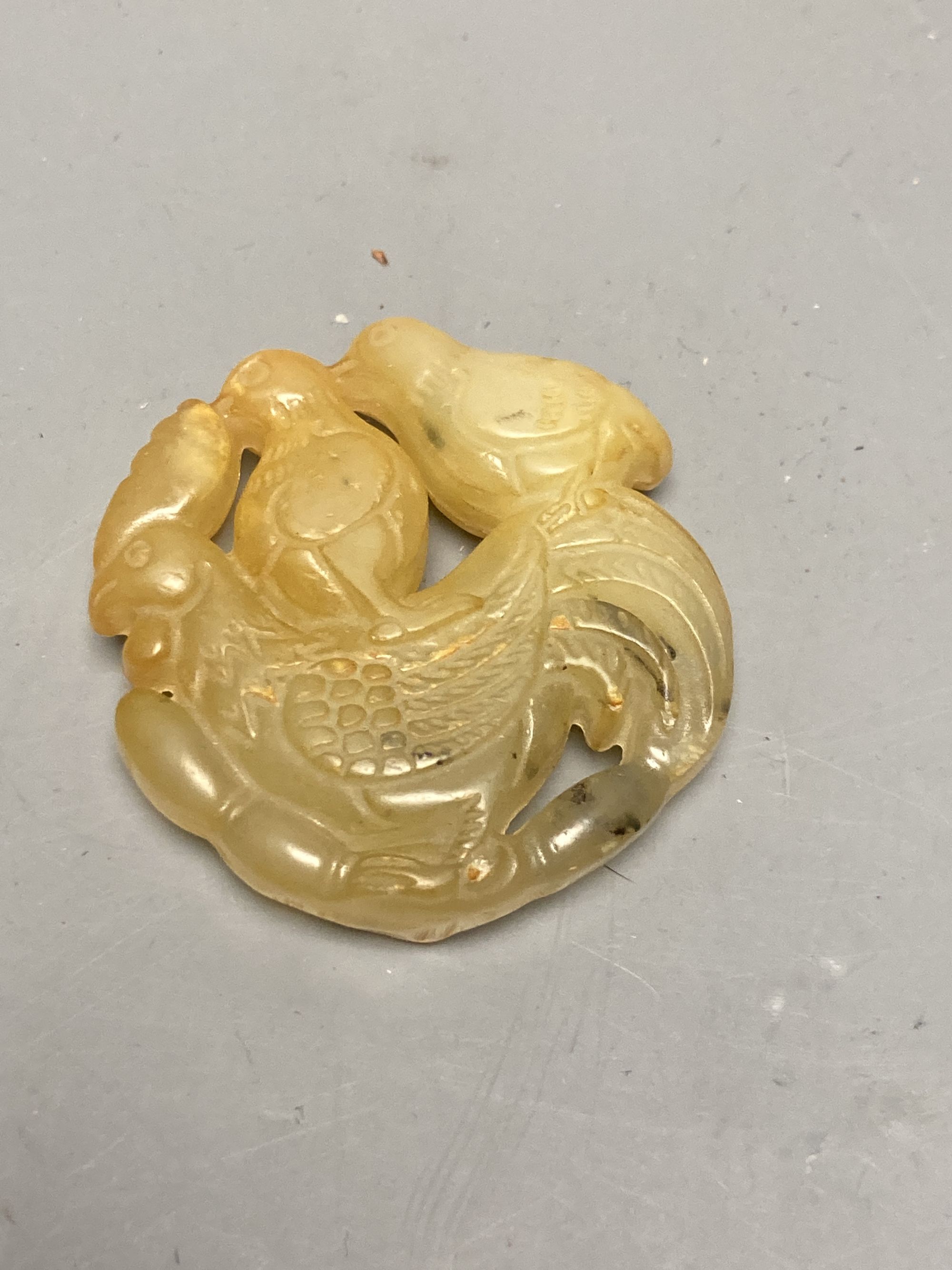 Four Chinese hardstone carvings